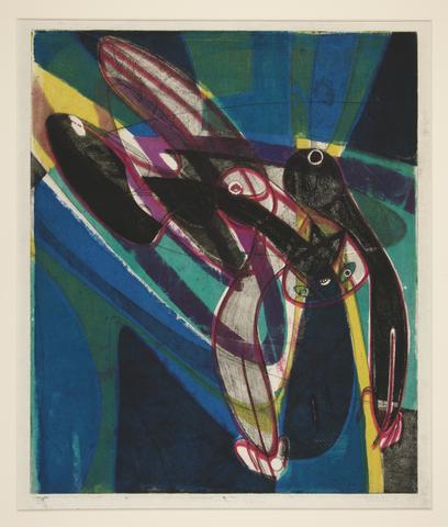 Stanley William Hayter, Falling Figure, 1947