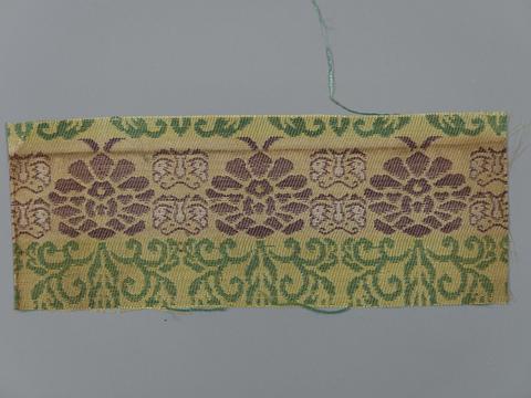 Unknown, Textile Fragment with Flowers and Butterflies, 1615–1868