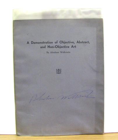 Abraham Walkowitz, A Demonstration of Objective, Abstract, and Non-Objective Art, 1945