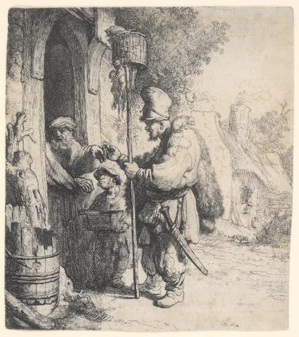 Rembrandt (Rembrandt van Rijn), The Rat Catcher (or the Rat Poison Peddler), 1632