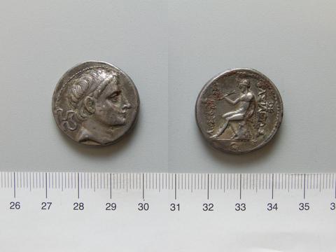 Antiochus III, King of Syria, Tetradrachm of Antiochus III, Seleucid King from Seleucia ad Tigrim, 220–211 B.C.