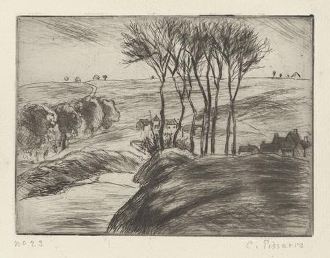 Camille Pissarro, Landscape at Osny, 1887, printed 1894