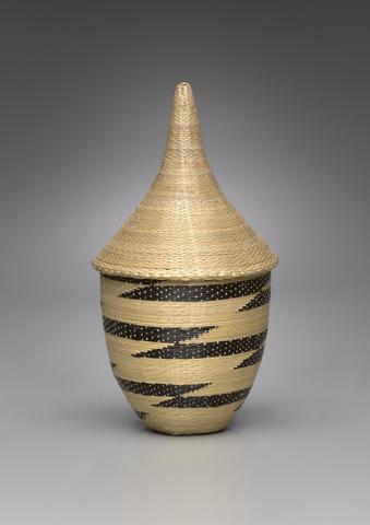 Lidded Basket, late 20th century, before 1984
