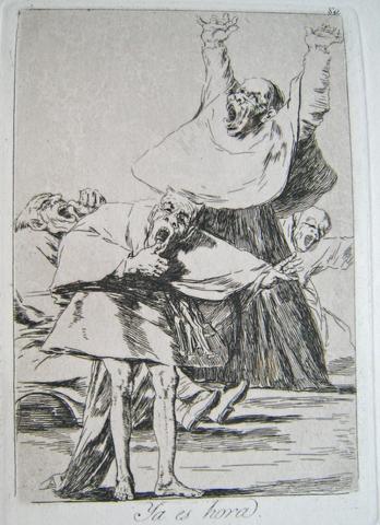 Francisco Goya, Ya es hora. (It Is Time.), pl. 80 from the series Los caprichos, 1797–98 (edition of 1881–86)