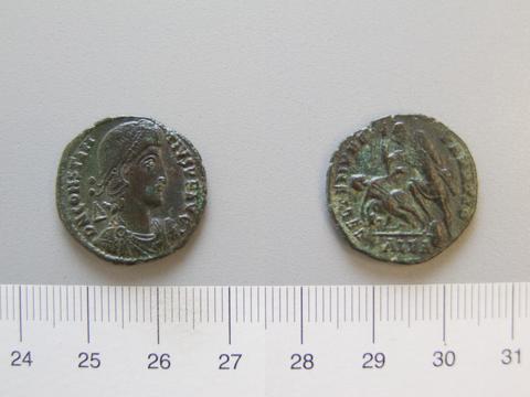 Constantius II, Emperor of Rome, 1 Nummus of Constantius II, Emperor of Rome from Alexandria, 348–51
