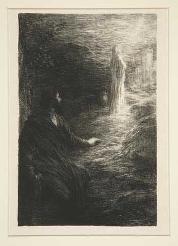 Henri Fantin-Latour, Tannhæuser: acte III, l'étoile du soir (Tannhauser: Act III, The Evening Star), 1886