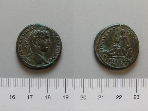 Elagabalus, Emperor of Rome, 5 Assaria of Elagabalus, Emperor of Rome from Marcianopolis, 219–22