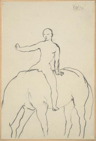 Pablo Picasso, Boy on Horseback, ca. 1905
