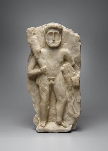Unknown, Relief of Herakles, standing, ca. A.D. 100–256
