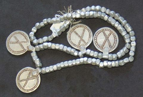 Necklace with Circular Pendants, 20th century