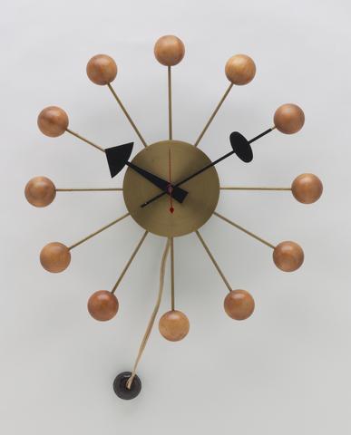 George Nelson & Co., Inc., Ball Wall Clock, Model no. 4755, designed 1947; manufactured by 1948–69