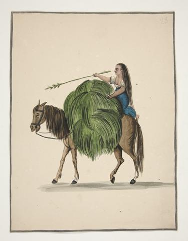 Pancho (Francisco) Fierro, Indian Girl Returning from the Fields, ca. 1850