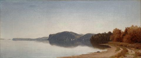 Sanford Robinson Gifford, Hook Mountain, near Nyack, on the Hudson, 1866