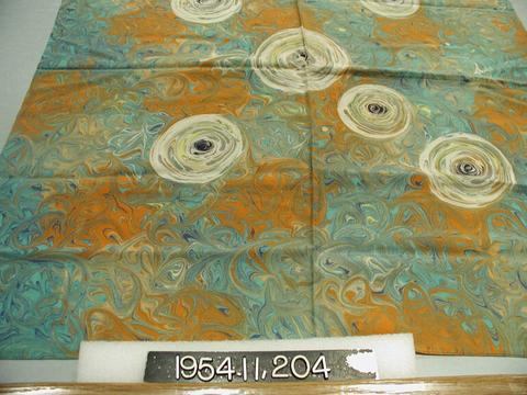 Unknown, Scarf with Marbelized Design, n.d.