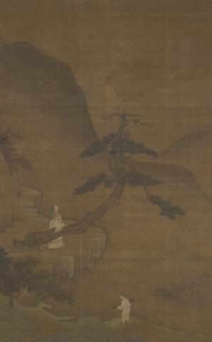 Unknown, Tao Yuanming and the Pine Tree, early 15th century