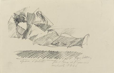 Jacques Villon, Le sommeil (Sleep), 1928