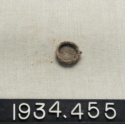 Unknown, Small Round Iron Cover, ca. 323 B.C.–A.D. 265
