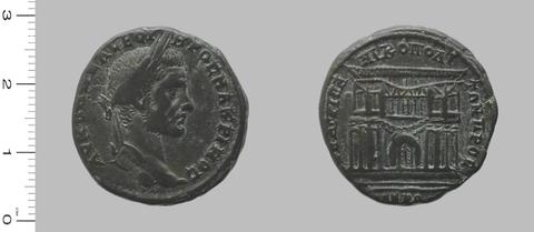 Macrinus, Emperor of Rome, Coin of Macrinus, Emperor of Rome from Nicopolis ad Istrum, 217–18