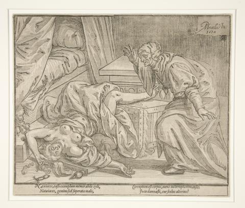 Unknown (Possibly Hendrik Hondius?), The Death of Lucretia, 1612