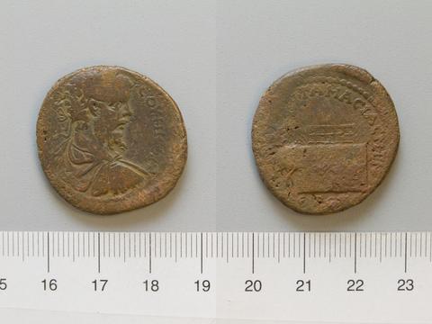 Septimius Severus, Emperor of Rome, Coin of Septimius Severus, Emperor of Rome from Amaseia, 205–6