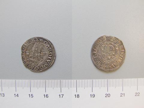 Charles I, King of England, 1 Groat of Charles I, King of England from Aberystwyth, 1638–42