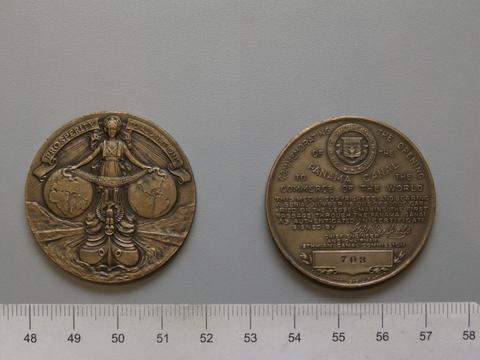 J. F. Newman, Medal of the Opening of the Panama Canal, 1913