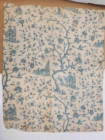 Unknown, Length of printed linen, "Chinoiserie", ca. 1775