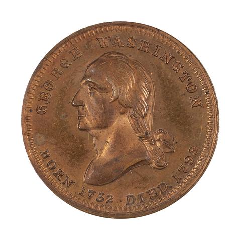 George Washington, Medal of Baltimore Monument - George Washington, 1829