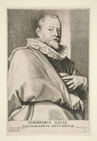 Lucas Vorsterman the Elder, Portrait of Theodor Galle, after 1645