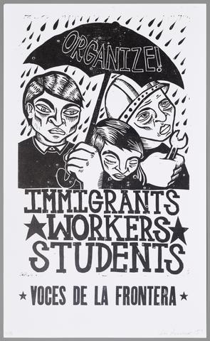 John Fleissner, Organize! Immigrants, Workers, Students, from the Voces de la Frontera box set, 2016