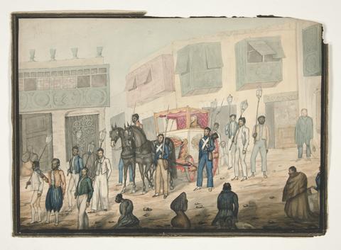 Pancho (Francisco) Fierro, Royal Procession, ca. 1850