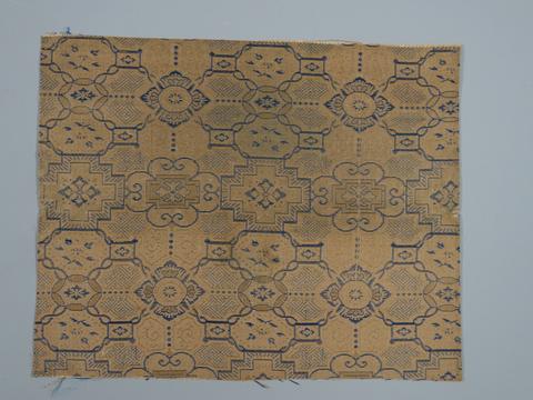 Unknown, Textile Fragment with Lozenges and Meanders, 1615–1868