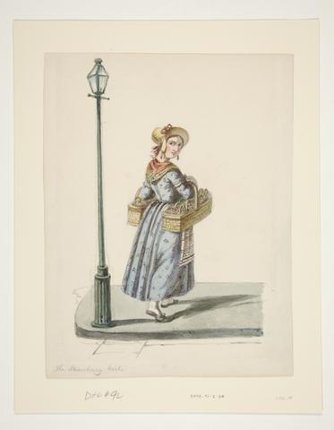Nicolino Calyo, The Strawberry Girl, ca. 1840