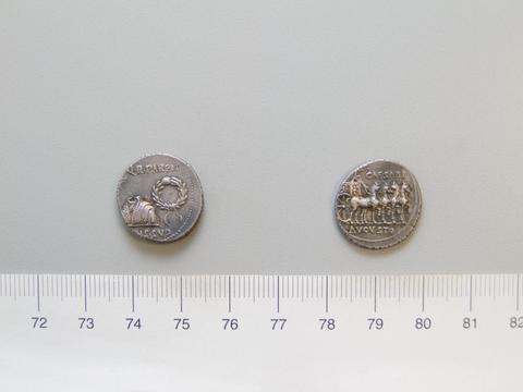Augustus, Emperor of Rome, Denarius of Augustus, Emperor of Rome, 19–16 B.C.