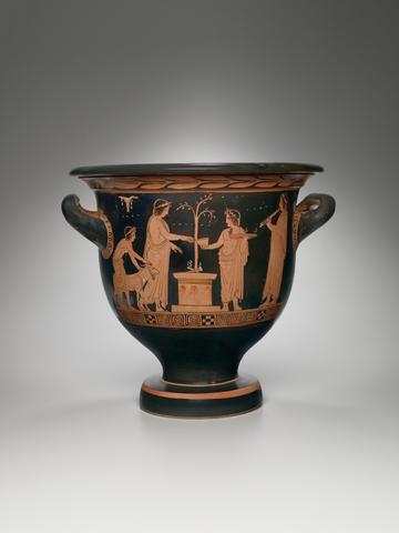 Pothos Painter, Bell Krater with scene of sacrifice, ca. 420 B.C.