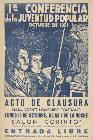 Sarah Jiménez, 1a Conferencia de la Juventud Popular, octubre de 1951 . . . (1st Popular Youth Conference, October 1951 . . . ), 1951