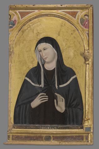 Master of Saints Flora and Lucilla, Saint Lucilla, One of Two Panels from an Altarpiece, ca. 1310