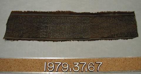 Unknown, Band of textile fragment, A.D. 1000–1470