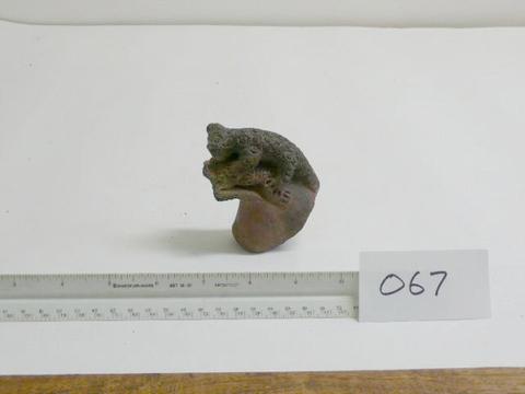 Unknown, Ceramic figure or leg of a vessel, n.d.