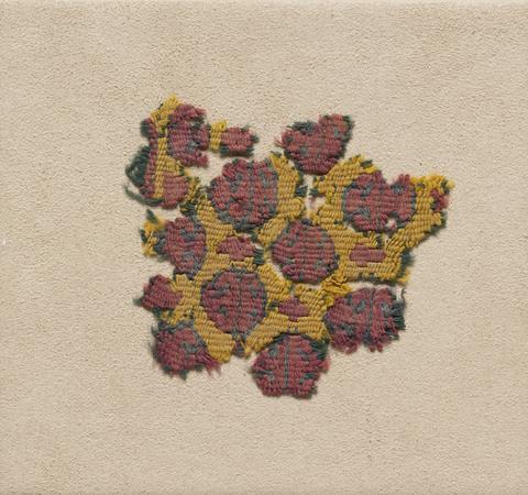 Unknown, Wool Textile Fragments with Colored Pattern., ca. A.D. 200–256