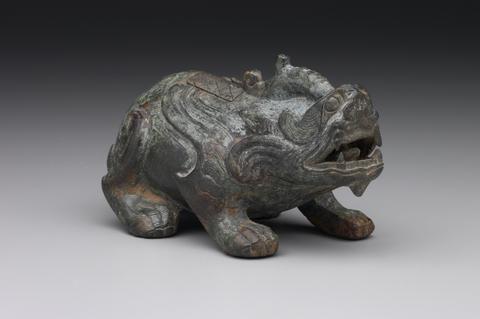 Unknown, Lamp in the Shape of the Mythical Tianlu, 1st century B.C.E.–1st century C.E.