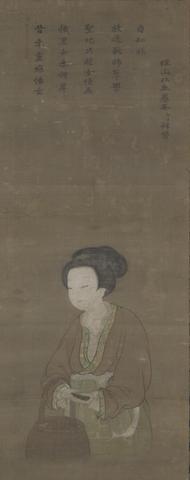 Unknown, Portrait of Lingzhao, mid-15th century