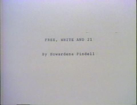 Howardena Pindell, Free, White and 21, 1980