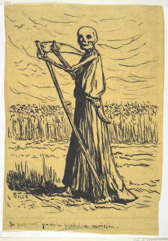 Maximilien Luce, Death as a Reaper, late 19th–early 20th century
