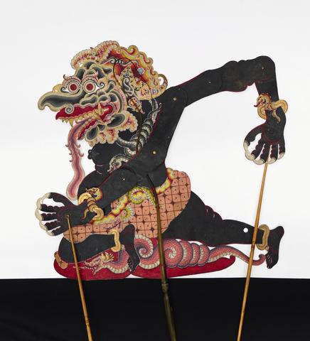 Ki Enthus Susmono, Shadow Puppet (Wayang Kulit) of Monster Kodok, 1995