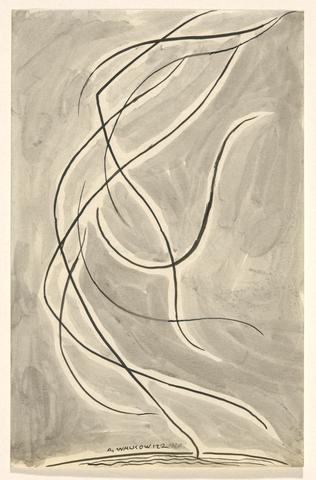 Abraham Walkowitz, Dance Abstraction: Isadora Duncan. (or "Rhythmic Line"), 1920