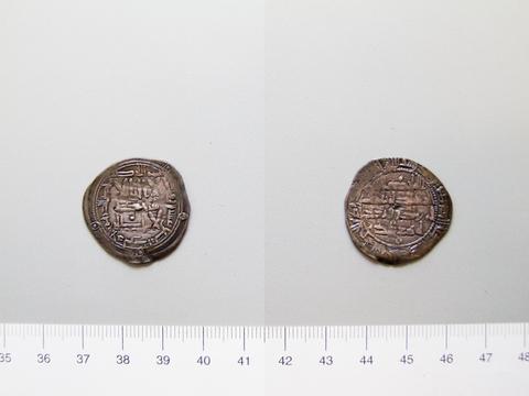 'Abd al-Rahman II, Dirham of Abd al Rahman II from Unknown, 838–39