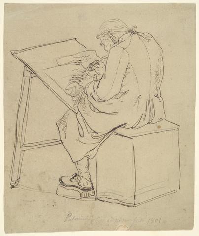 Pietro Palmieri, the Younger, Scribe at Desk, 1801