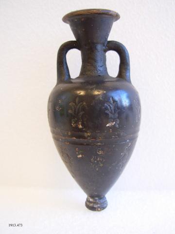 Unknown, Amphoriskos or Miniature Panathenaic Amphora, Late 5th century B.C.