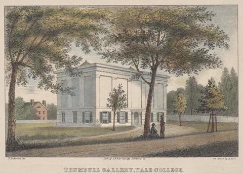 Alfred Hall, Trumbull Gallery, Yale College, ca. 1840